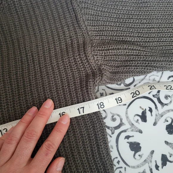 Women's Olive Green Sweater - Picture 2 of 3